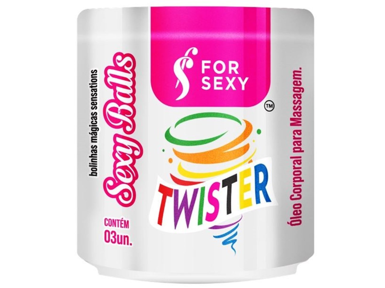 Sexlife Bolinha Twister Sexy Balls Funcional 03 Unidades For Sexy